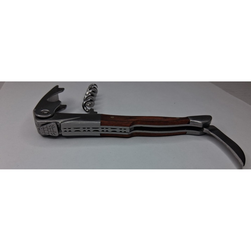 Wood Inlay Handle Corkscrew  Wine Promotion Bartender, bottle opener, foil cut - Picture 6 of 6